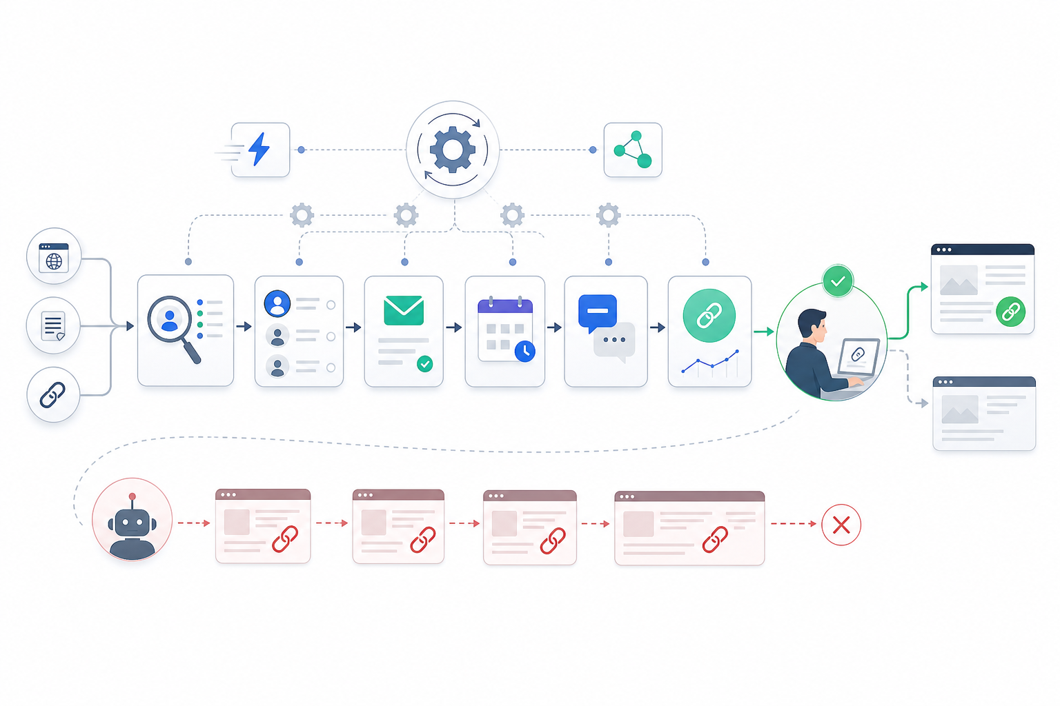 Automated link building